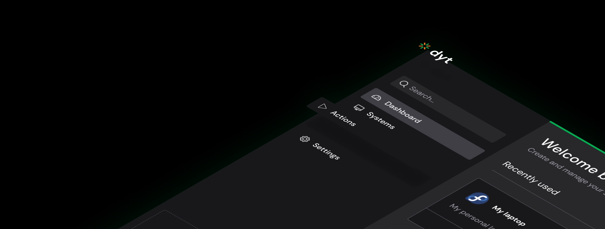 Isometric screenshot of DoYourThing's homepage
